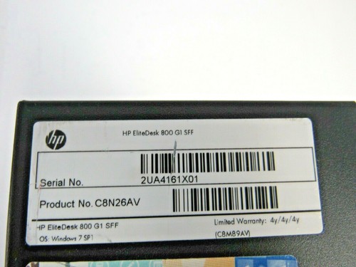 HP EliteDesk 800 G1 SFF i7-4770 8GB RAM 500GB HDD Win10 Pro 74-5 - Picture 7 of 7