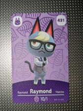 Animal Crossing Raymond Cat *Handmade* Working NFC Card