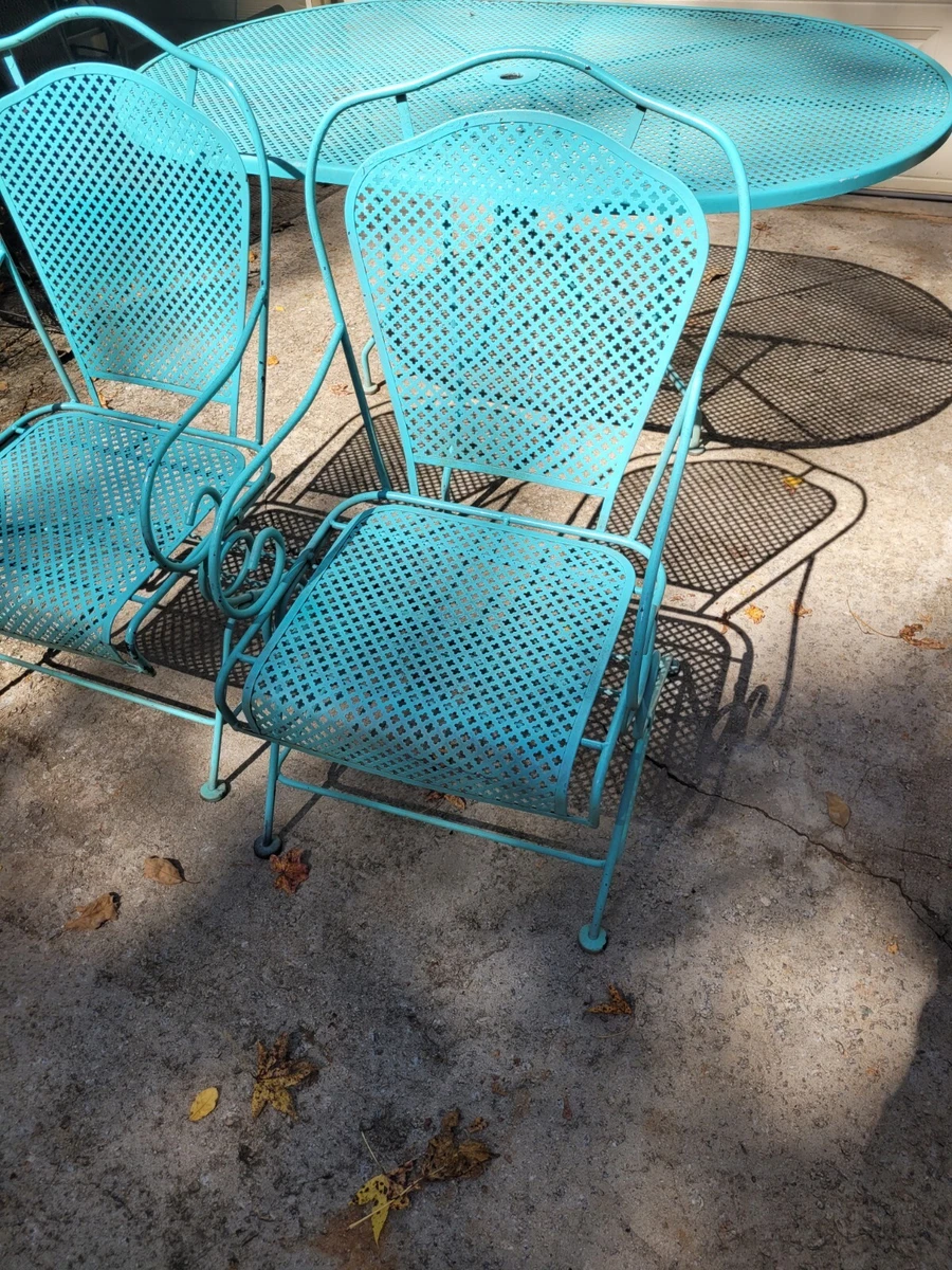 turquoise outdoor furniture