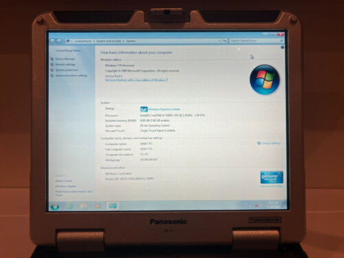Panasonic Toughbook CF-31 MK5 500GB SSD 8GB RAM i5 2.3Ghz Rugged Military Grade - Picture 2 of 2