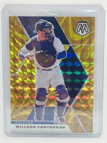 Willson Contreras 2021 Mosaic Baseball - Yellow #52 - Chicago Cubs
