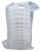 Petri Dishes with Lids 100mm x 15mm, 10 Pack, Sterilized, Polystyrene-Heavy Duty