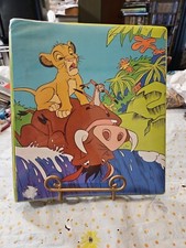 Disney The Lion King 3-Ring Binder  Folder Samba  Timon Used