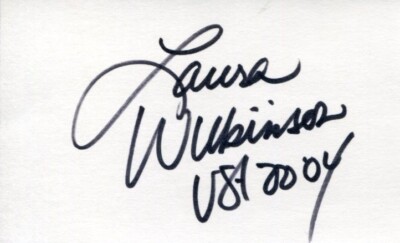 Laura Wilkinson US Olympic Gold Diver Texas Longhorns Signed Autograph