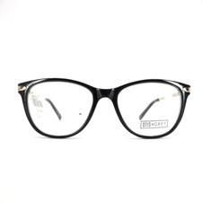 OTIS+GREY OG 7015 BK Gold Round Mens Eyeglasses Frames 50-17-135