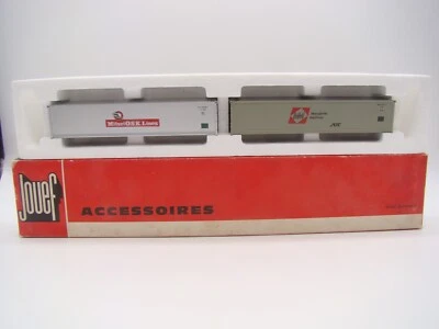 JOUEF - HO - 2632 - ASSORTIMENT DE 2 CONTENEURS - SNCF - BOITE - ANCIEN - - Photo 1/4