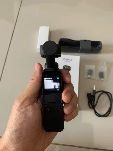 DJI Osmo kieszonkowa ręczna 3-osiowa kamera stabilizująca 4K w pudełku detalicznym 99% NOWA - Zdjęcie 4 z 8