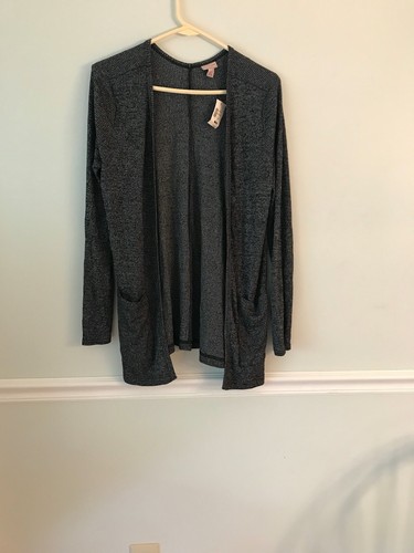 NWT Cape Juby Dark Gray Cardigan with 