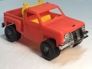 plastic toy pickup trucks
