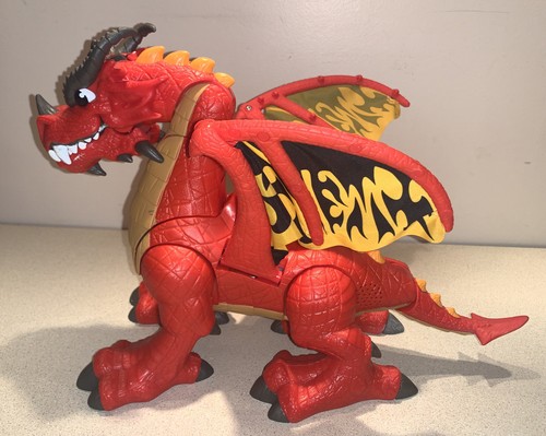 2012 Fisher-Price Imaginext Eagle Talon Castle Red Dragon 14”. Moves And Noises. - Picture 2 of 4