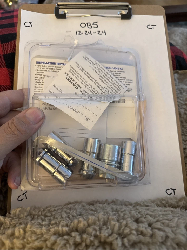 Ford Edge Lincoln MKX antirrobo bloqueo OEM kit de bloqueo de rueda 2008-2015 7T4Z1A043A Foto 2 de 2