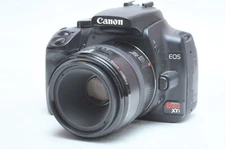 Canon EOS Digital Rebel XTi  DSLR Camera W/50mm F2.8 Macro Close Up Lens Kit