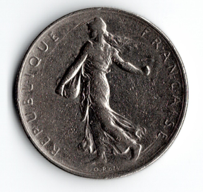 1965 France One Franc Coin | eBay