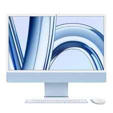 24" APPLE iMAC M3 4.5K RETINA 512GB SSD 16GB RAM 8-CORE CPU 10-CORE GPU BLUE