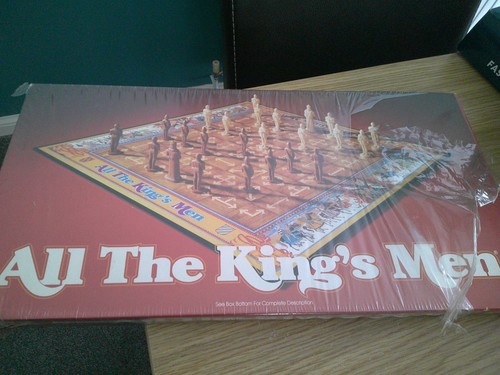 VINTAGE ALL THE KING'S MEN BOARD GAME PARKER SEALED FREE UK POST