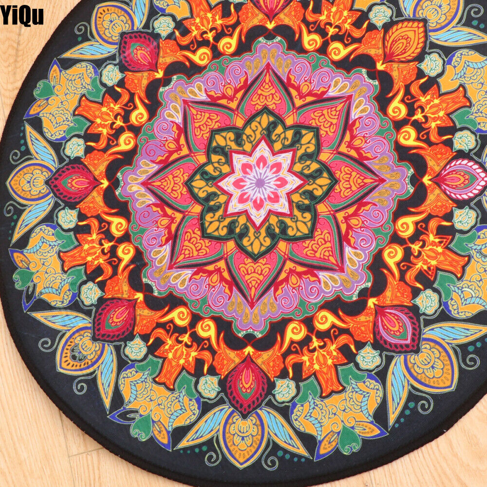 New 60cm Reversible Round Garden Carpet Indoor Outdoor Rug Waterproof