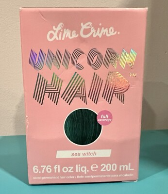 Lime Crime Unicorn Hair Sea Witch Green Semi-Permanent Hair Color 6.76 fl oz