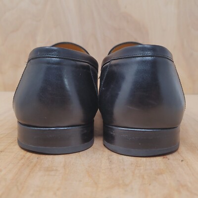 Mezlan Mens Loafers Size 11.5 M Black Leather Tassel Kiltie  display picture 3