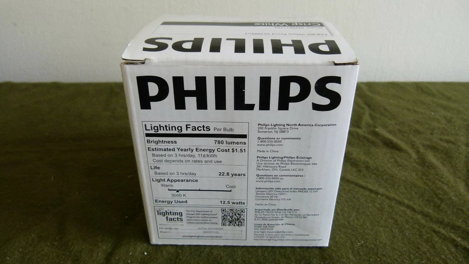 Philips Lighting 12.5PAR30S/F25-3000-CW-SO LED Lamp, PAR30, 12W, Crisp White - Image 3 of 4