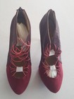 PENNY LOVES KENNY PLATFORM HEELS Sz 10 5.25 NEW IN BOX Lace Up Front Zip Back — photo 4