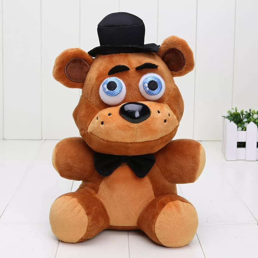 Freddy Plush FNAF Toy Five Nights Nightmare Fred Bear Gold Flush Soft Doll  25 cm