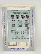 Microscale Decals S Scale 64-29 Pacific Fruit Express 40' Reefers