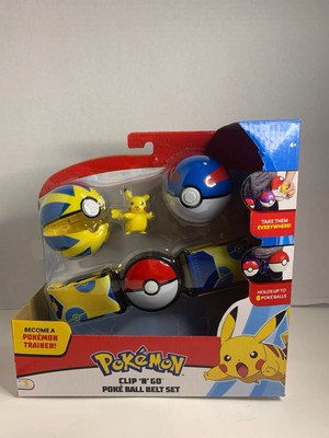 Pokémon Pikachu Clip 'N' Go Poke Ball Belt Set