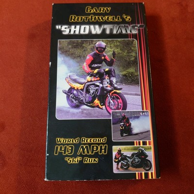 Gary Rothwell's Showtime VHS Stunt Speed Motorcycle Video 
