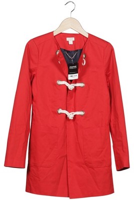 J.Crew Mantel Damen Jacke Parka Gr. S Baumwolle Rot #qzvvlj2