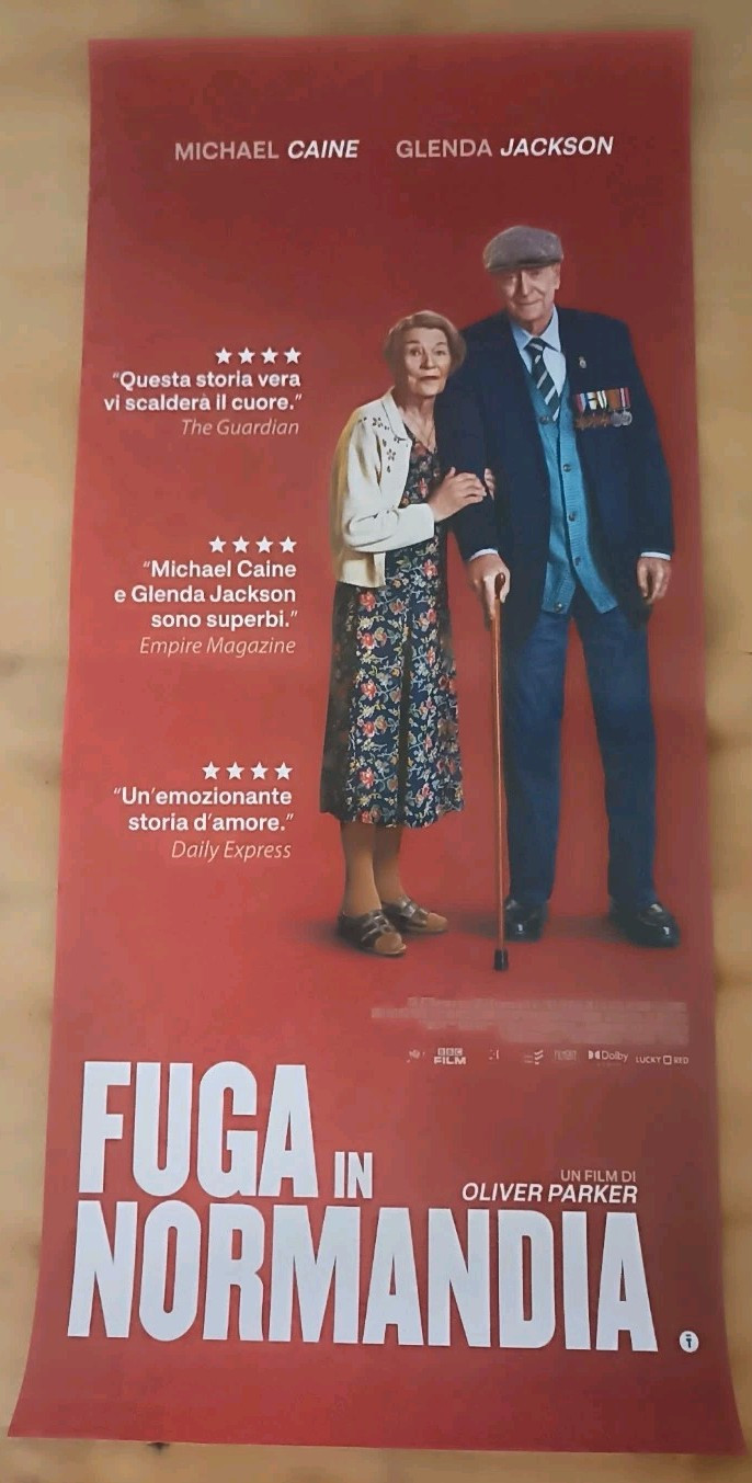 Locandina originale film Fuga in Normandia (2023) - Regia di Oliver Parker
