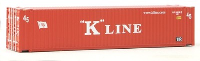 NEW Walthers 45 CIMC Container K-Line- HO Scale FREE US SHIP