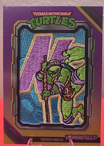 Vanluck Wondercard TMNT Donatello Patch "N" Card /399