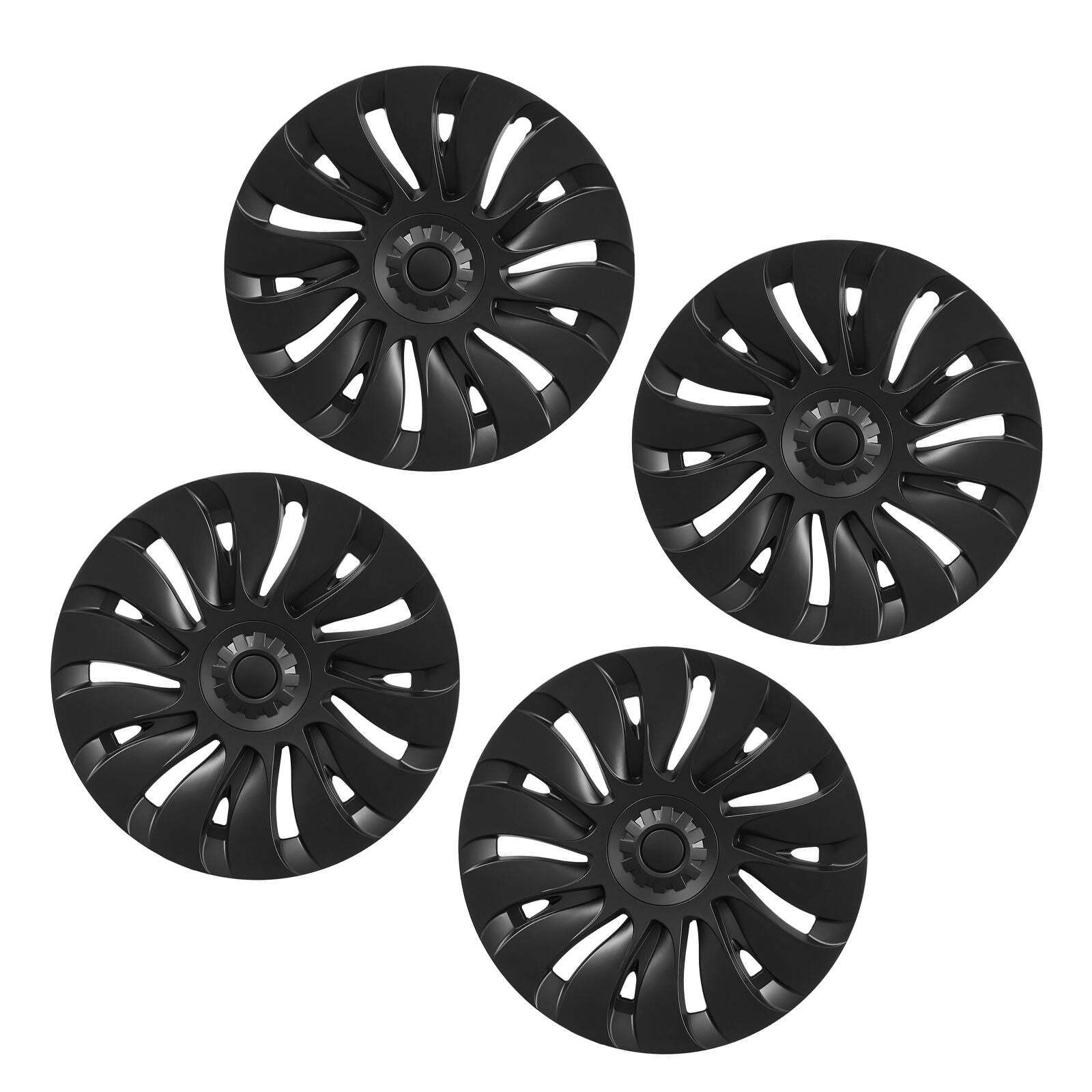 Hubcaps Wheel Covers for 2021-2024 Tesla Model Y, 19 Inch Set of 4 Wheel Rim Cov