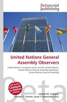 Lambert M. Surhone (U. A.) | United Nations General Assembly Observers | Buch