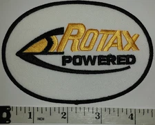 1 BOMBARDIER BRP ROTAX POWERED ENGINES SNOWMOBILE CREST EMBLEM PATCH