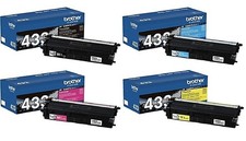 Brother TN433 High Yield Black  Multicolor Cartridge Set - 4 Piece
