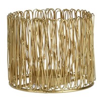 KerzenstäNder Teelichthalter Metall Gold 10X13 Cm Kerzenhalter Glamour Deko