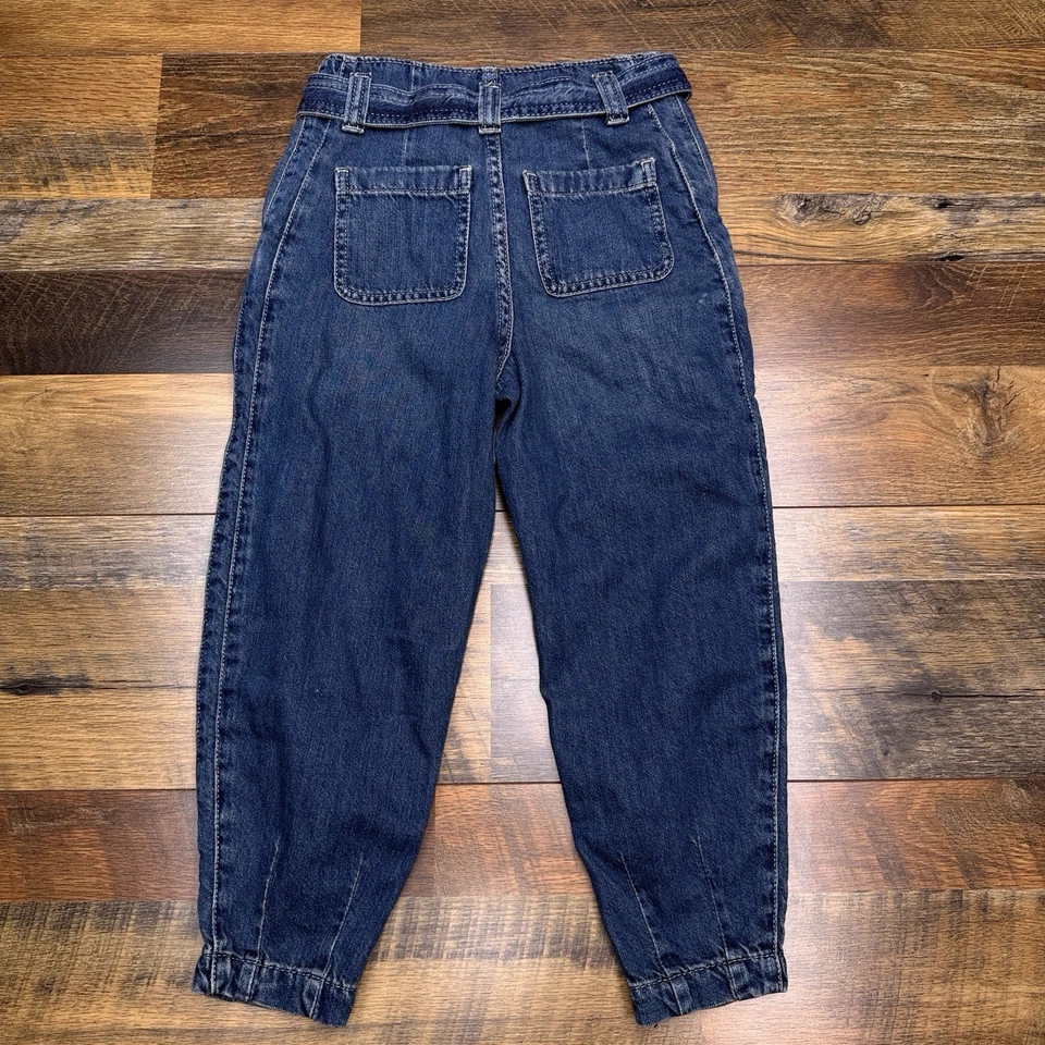 Pantalones de mezclilla Polo Ralph Lauren bolsa de papel niñas 7 cinturones Foto 2 de 4