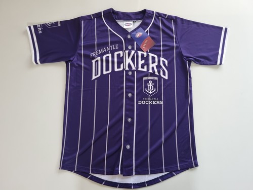 Fremantle Dockers AFL football jersey shirt size medium BNWT Sluggers Baseball - Picture 1 of 9