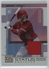 2023 Panini Chronicles Status Swatches Gold 67/99 Zach Neto #SS-ZN 1t4y