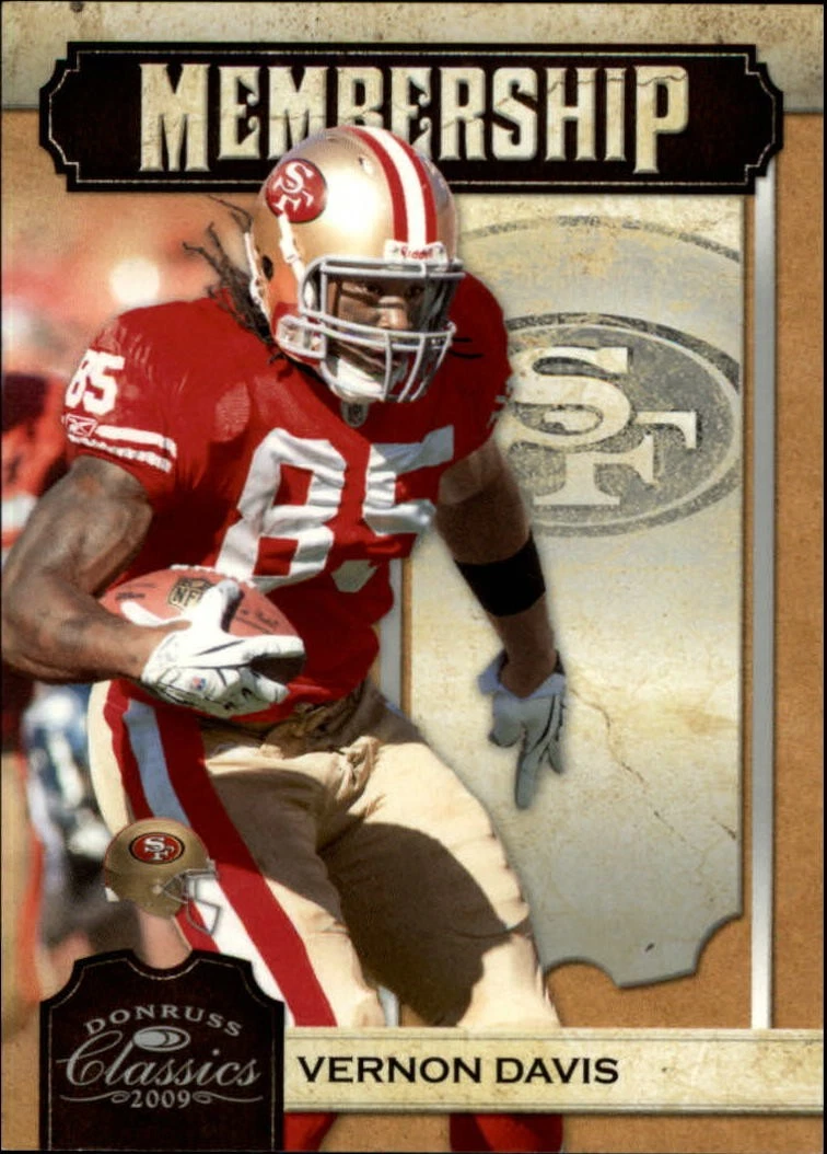 Vernon Davis trading card