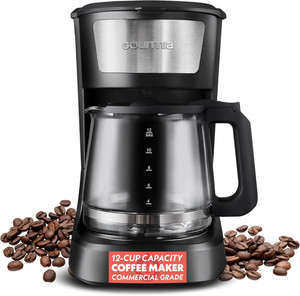 12 Cup Coffee Maker One-Touch Brew Pause & Serve Keep Warm Easy-Clean Design