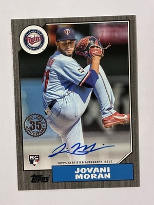 2022 Topps Update Series - 1987 Topps Baseball Autographs Jovani Moran #87BA-JMO