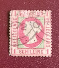 AD Helgoland MiNr 7 x A, Zentrisch Gestempelt KW 380€