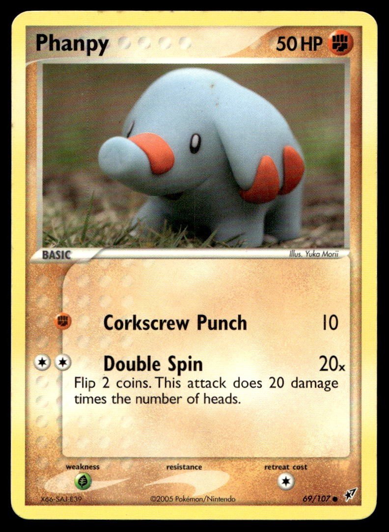 Yuka Morii Phanpy 69/107 Deoxys Pokemon TCG