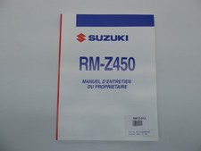Suzuki RM-Z 450 2008 manuale d'entretien du proprietaire FR manuale uso e manutenzione 990