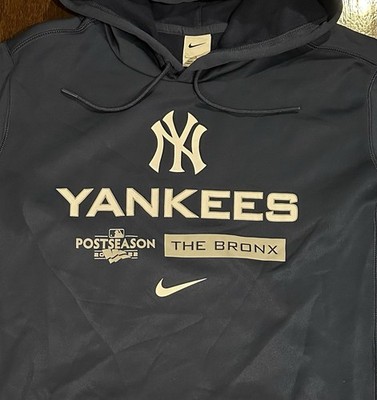 Nike New York Yankees The Bronx Postseason Playoffs Hoodie Men's L