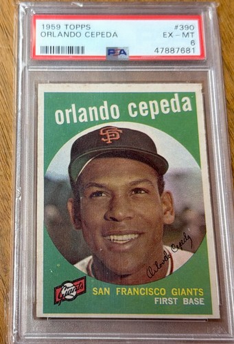 1959 Topps Orlando Cepeda #390 card