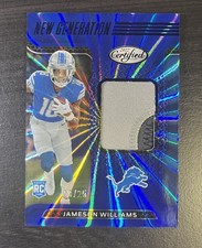 2022 Panini Certified - New Generation Jerseys Jameson Williams  /25 (MEM, RC)