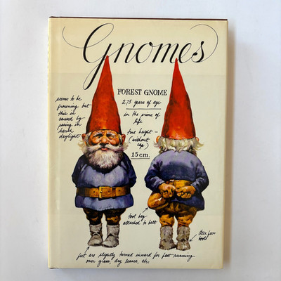 Gnomes Poortvliet / Huygen Abrams 1977 Hardcover Art Book Fantasy - Nice Copy!